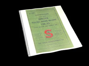 Singer 128-13 Instruction Manual: Coil Bound 39 Pages - Picture 1 of 2