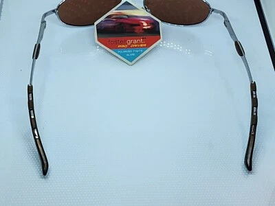 Мужские классические солнцезащитные очки Pro Driver от Foster Grant ВОДИТЕЛЬСКИЕ ПОЛИРОВАННЫЕ НОВЫЕ С биркой - Изображение 1 из 4