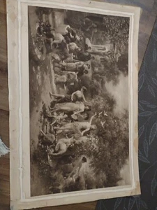 antique E. OBERHAUSER LITHOGRAPH by LOUIS WOLFF & CO London 1903 - Picture 1 of 7