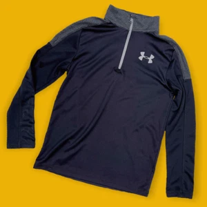Under Armour Lightweight Windbreaker Half Zip Jacket, Youth M - Picture 1 of 3