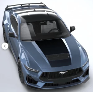 Ford Mustang Bonnet Stripes Graphics Any Year Any Model Decals - Picture 1 of 4