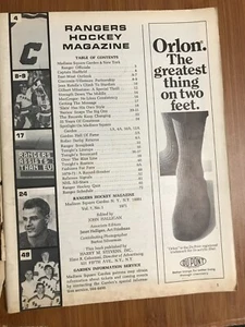 NY Rangers 1971 Magazine - Picture 1 of 1