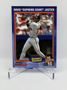David "Corte Suprema" Giustizia 2024 Topps x Berman: Boomer's Berman's Soprannomi - Foto 1 di 2