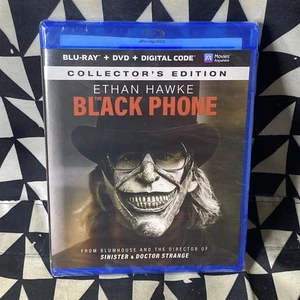The Black Phone (Blu-ray, 2021) Collectors Edition Ethan Hawke NOS New Sealed - Picture 1 of 4