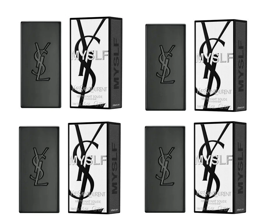 4 mini barras de limpieza YSL MYSLF tamaño de viaje 0,7 OZ/20 g colonia perfumada Foto 1 de 1