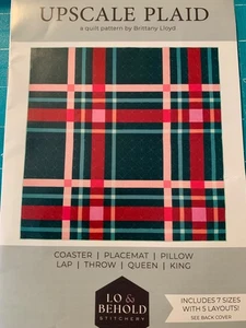 Upscale Plaid by Brittany Lloyd for Lo & Behold Stitchery, Queen kit, new - Picture 1 of 7