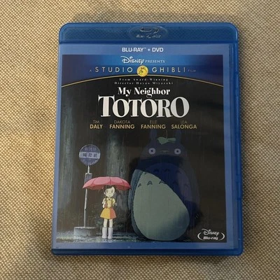 My Neighbor Totoro (Blu-ray, DVD 1988) Studio Ghibli Disney Hayao Miyazaki Anime Foto 1 de 4