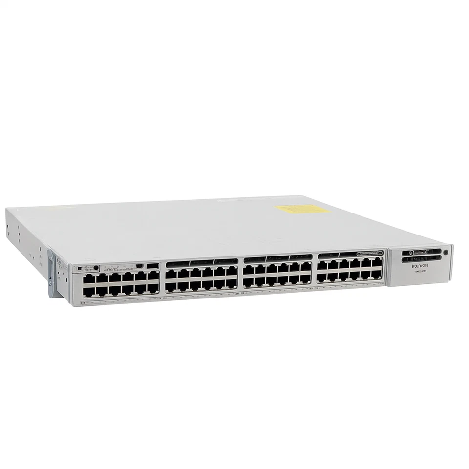 Cisco C9300-48UXM-E Switch 48-port UPoE Network Switch w/ Power 1 Year Warranty - Image 1 of 1
