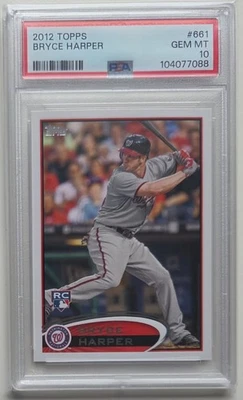 Topps 2012 - Bryce Harper #661 (RC) PSA 10 Foto 1 de 2