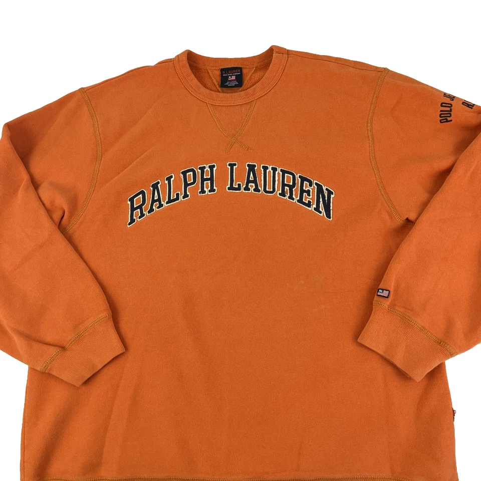 Sudadera de Colección Para Hombres Ralph Lauren Polo Jeans Co Spellout Cuello Redondo Talla XL Foto 1 de 4