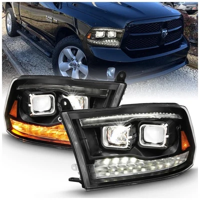 Faro LED Anzo 111464 para Ram 1500 2011-2018 carcasa izquierda y derecha negra Foto 1 de 4