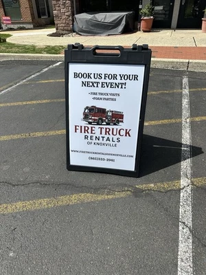 A-frame 24x36 Aframe Sidewalk Sign 24 X 36 Sandwich Board New Signicade Quality - Image 1 of 4