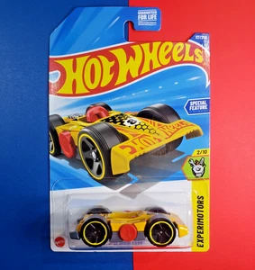 Hot Wheels 2025 Experimotors 2/10 ~ FLIPPIN FAST ~ Yellow Special Feature K case - Picture 1 of 6