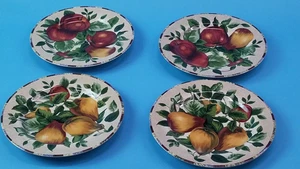 Salatteller Sakura Sonoma Excell Vintage Obst Design Auslaufmodell 4er Set - Bild 1 von 7