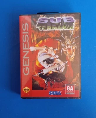 New/Sealed Sub Terrania Sega Genesis - Image 1 of 4