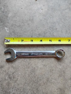 Snap On Tools USA OEXM16B 16mm Metric Short Length Chrome Combination Wrench New - Picture 1 of 6