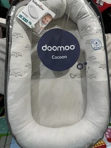 Babymoov Doomoo Organic Cotton Baby Nest Cocoon - Picture 1 of 7