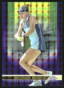 2024 Topps Chrome Purple Geometric Refractors #137 Belinda Bencic /15 - Bild 1 von 2