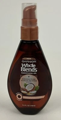 Garnier Whole Blends Smoothing Oil Coconut Oil/Cocoa Butter Extracts 3.4oz - Image 1 of 3