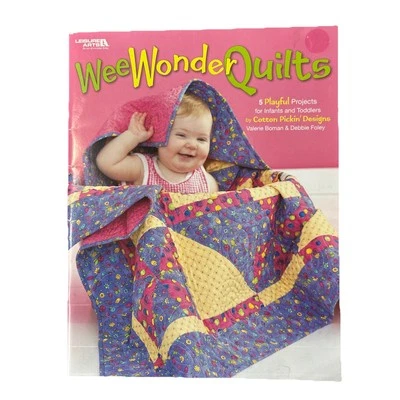 WEE WONDER QUILTS, 5 Playful Projects - LEISURE ARTS Craft Book - Image 1 of 4