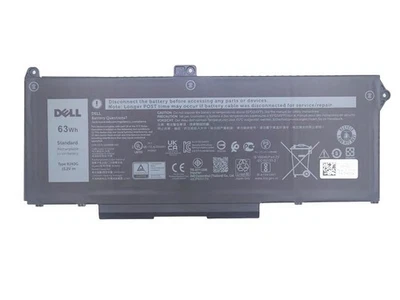 New Genuine 63Wh RJ40G M033W Battery For Dell Latitude 5420 5520 Precision 3560 - Image 1 of 4
