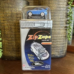 Radio Shack Zip Zaps Fast and Furious Micro RC Honda Civic Blue Starter Kit New - Picture 1 of 7