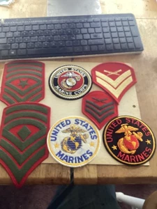 Konvolut Vintage US Marine Aufnäher unbenutzt Top Zustand. - Bild 1 von 3