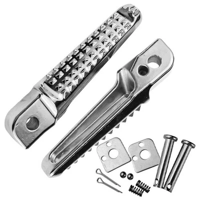 Aluminum Alloy Pedals Motorcycle Riding Easy To Install Exquisite Workmanship - Image 1 of 4