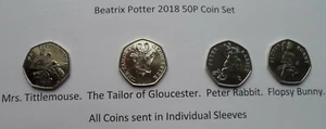 Beatrix Potter 2018 50P Coin Set - Bild 1 von 2