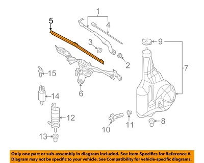 Mercedes MERCEDES-BENZ OEM 14-15 Sprinter 3500 Wiper Arm-Front Blade 9068201000 - Image 1 of 2