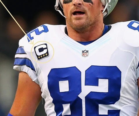2017 SEASON DALLAS COWBOYS TEAM CAPTAIN Jason Witten JERSEY 4-⭐⭐⭐⭐CAPTAIN PATCH Cover