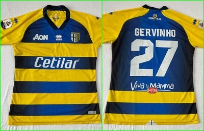 RARE Errea PARMA 2019 GERVINHO #27 Away Football Shirt Soccer Jersey Size XL - Image 1 of 4