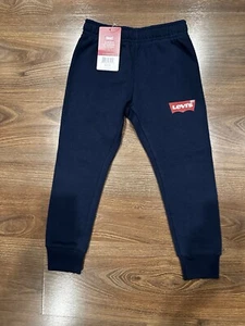 Levi's Boys Blue Knit Joggers -SM (5)- NWT-Retail $42! - Picture 1 of 11