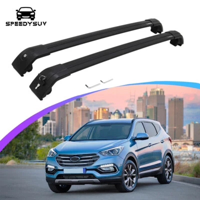 Cross Bar for Hyundai Santa Fe Sport 2013 - 2018 Roof Rack Rail Baggage Carrier - Image 1 of 4