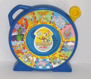 Dr. Seuss Cat In The Hat Wubbulous Rhymes See 'N Say Mattel 1997 - Picture 1 of 7