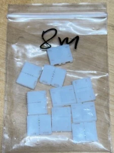 Solderless Snap Down 2 Conductor LED Strip Connectors for 8mm Wide - set of 10 - Picture 1 of 1