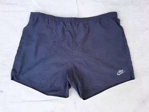 Vintage adidas Shorts Men's Large Grey Embroidered Logo Cotton Lined - Picture 1 of 6