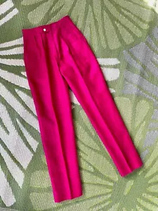 Vintage Linen Size 6 Cigarette Leg Pants by Medwin Melbourne as new condition! - Picture 1 of 10