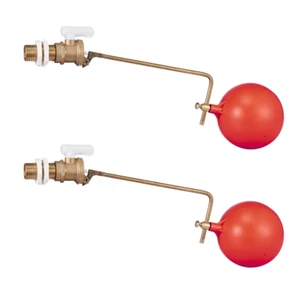 1/2" Part 2 Float Valve and Ball / Float BS1212/2 Brass High Pressure x 2 Pack - Picture 1 of 3