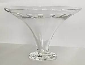 Waterford Crystal Geo Oden John Rocha Footed Centerpiece Mint Condition w/ Box - Picture 1 of 10