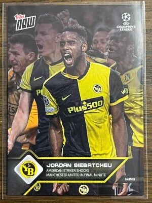 2021-22 Topps Now UEFA UCL #16 Jordan Siebatcheu Borussia Dortmund - Image 1 of 2