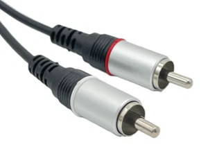 Y Splitter Adapterkabel USB-C auf Chinch Kabe 2x RCA Cinch Stecker Audio Stereo - Bild 1 von 6