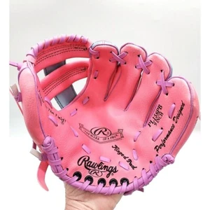 Rawlings 9 inch Pink Girls Fast Pitch Baseball Glove Right RHT - Picture 1 of 6