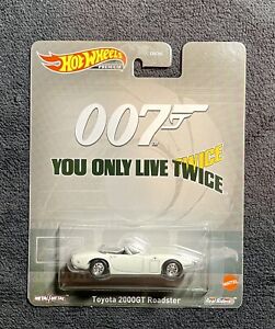 HOT WHEELS Toyota 2000GT Roadster PREMIUM 007 YOU ONLY LIVE TWICE