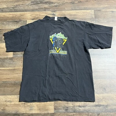 De colección Bugle Boy Mountain Patrol Negro Desteñido Para Hombre Talla L Grande De Colección Foto 1 de 4