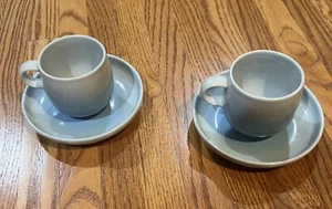 Vintage Pentik Finnland Tasse & Untertasse Konvolut blau - Bild 1 von 6