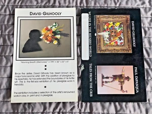 David Gilhooly "MORNING BREATH (MEMORIES)" INVITATIONS LOT OF 2 1992/1997 - Picture 1 of 2