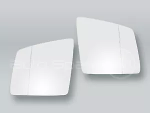 PAR de espejos de puerta con calefacción de vidrio y placas de respaldo se adapta a 2011-2013 MB clase R W251 - Imagen 1 de 2