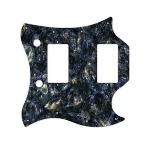 Pickguard For Gibson 17-18 Modern SG Standard black abalone - Picture 1 of 1
