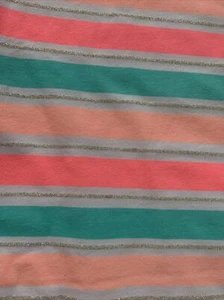 Tommy Bahama Girls 7/8 Pink And Teal Mermaid Glitter Shell Bicycle Biker Shorts - Picture 1 of 1